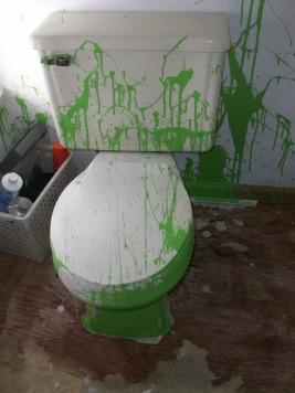 Painted-Toilet